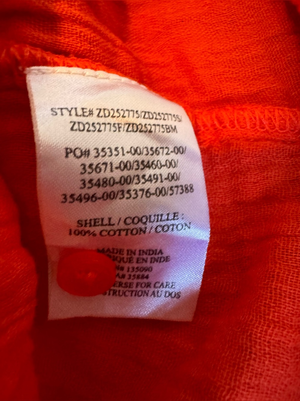 Z Supply red cotton gauze tank shirt dress size medium new with tags - Picture 6 of 9